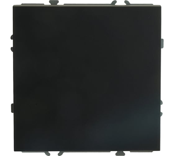 Изображение товара Переключатель 1-клавишный (механизм) STEKKER 250В, 10A, серия Эмили, RSW10-5105-05, черный уголь, soft touch, 49841