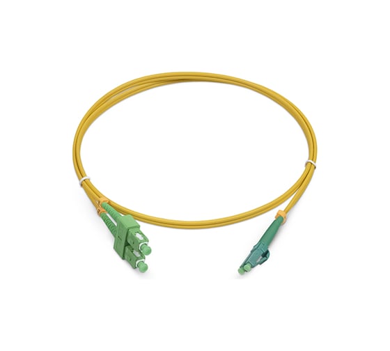 Изображение товара Патч-корд TopLAN оптический, дуплексный, LC/APC-SC/APC, SM 9/125, 10 м, DPC-TOP-652-LC/A-SC/A-10