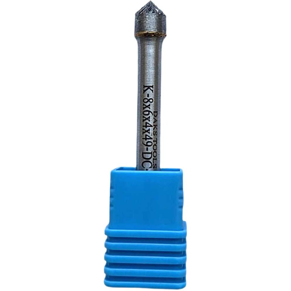 Изображение товара Бор-фреза K-08x6x4x49-DC-J для стали и чугуна DAKSTOOLS