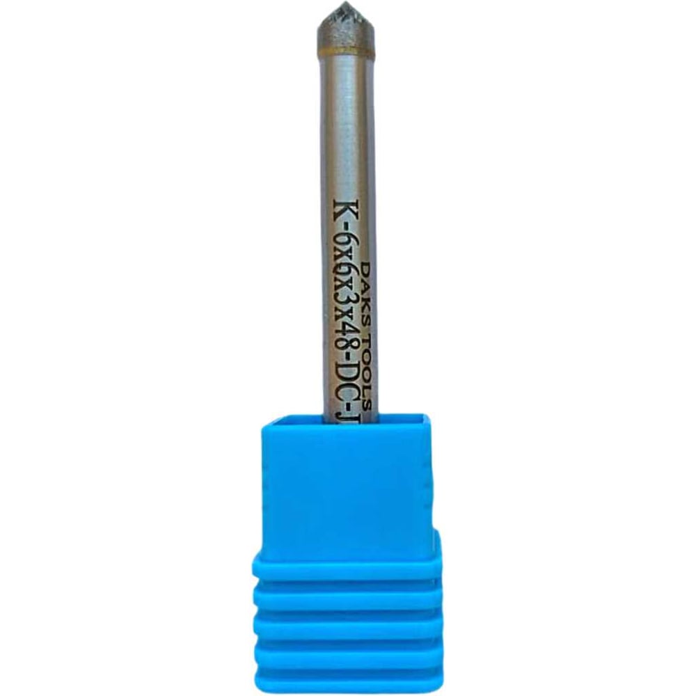 Изображение товара Бор-фреза DAKSTOOLS K-06x6x3x48-DC-J для стали и металлов, твердосплавная, 6 мм диаметр