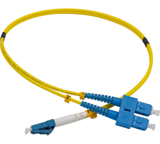 Изображение товара Оптический патч-корд TopLAN дуплексный, SM, 0.5 м DPC-TOP-652-LC/U-SC/U-0.5