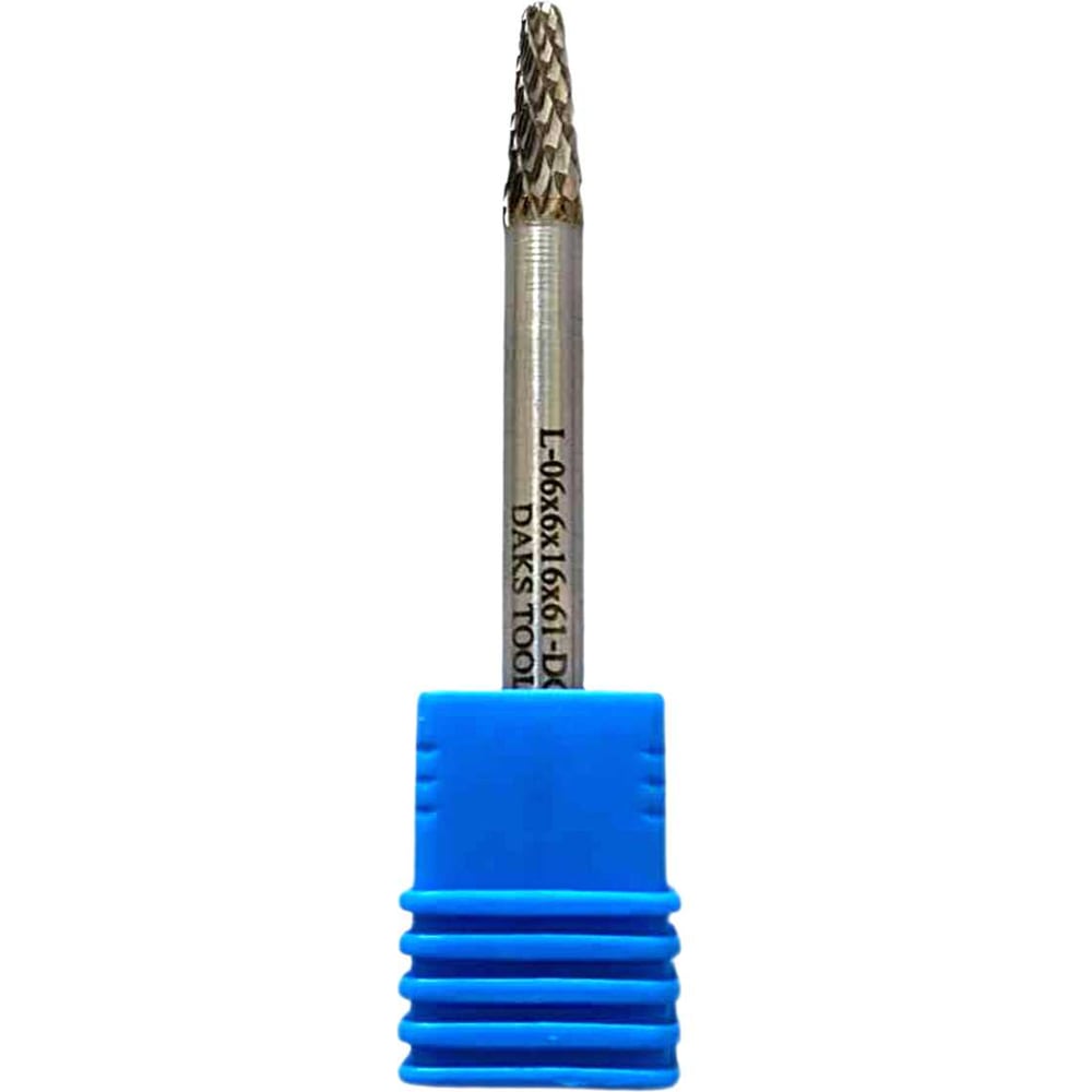 Изображение товара Бор-фреза L-06x6x16x61-DC-J DAKSTOOLS для металлов и стекла