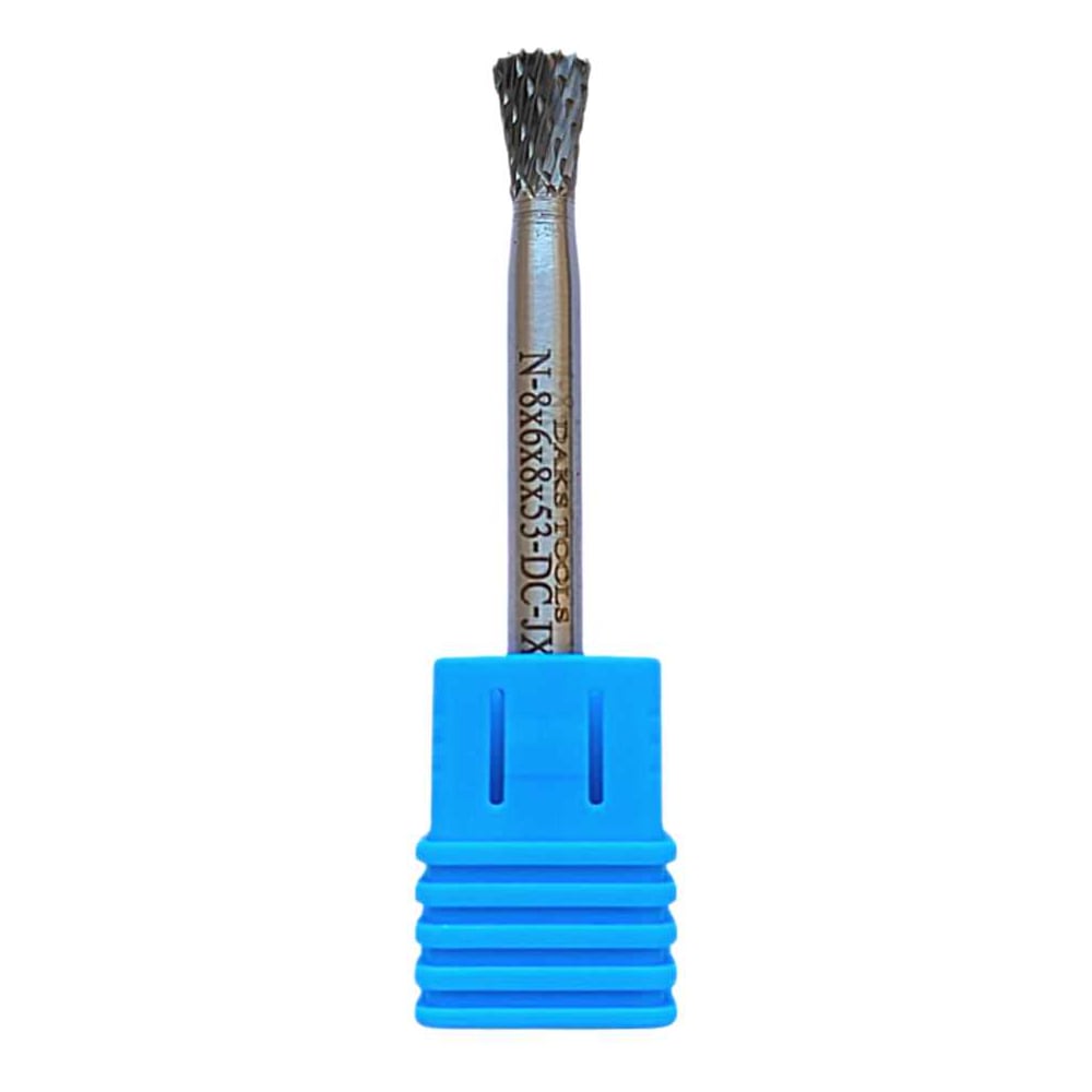 Изображение товара Бор-фреза N-8x6x8x53-DC-J DAKSTOOLS для металлов и чугуна