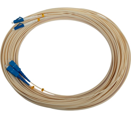 Изображение товара Оптический патч-корд TopLAN дуплексный 657A1, 20 м, DPC-TOP-657A1-LC/U-SC/U-20