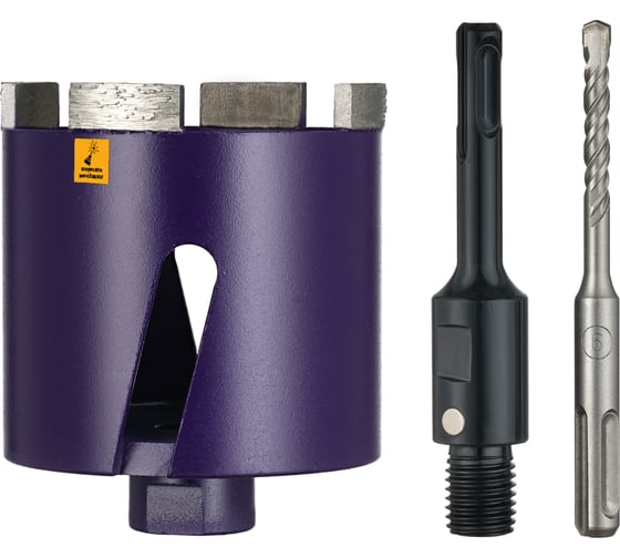 Изображение товара Коронка алмазная по бетону LASER SDS+ 82 мм, с магнитным хвостовиком Kronger KS20082