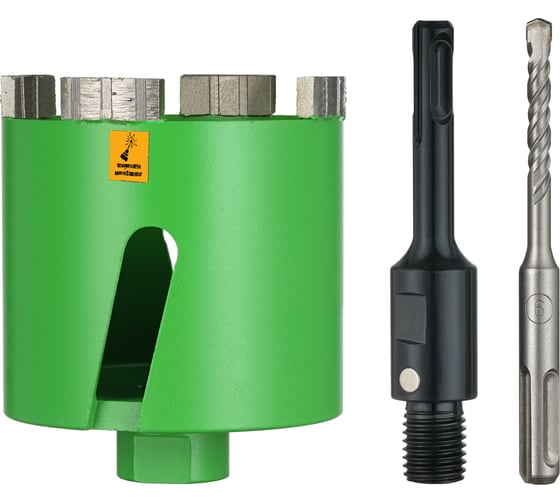 Изображение товара Коронка алмазная по бетону турбо LASER SDS+ 82 мм, с магнитным хвостовиком Kronger KST20082