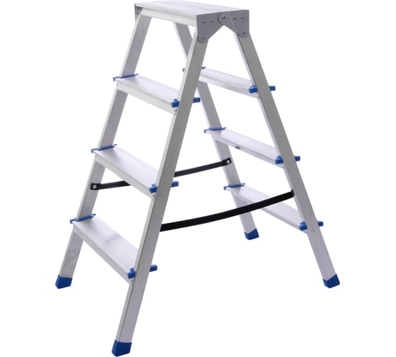 Изображение товара Стремянка STAIRS оцинкованная двухсторонняя 4 ступени OS204