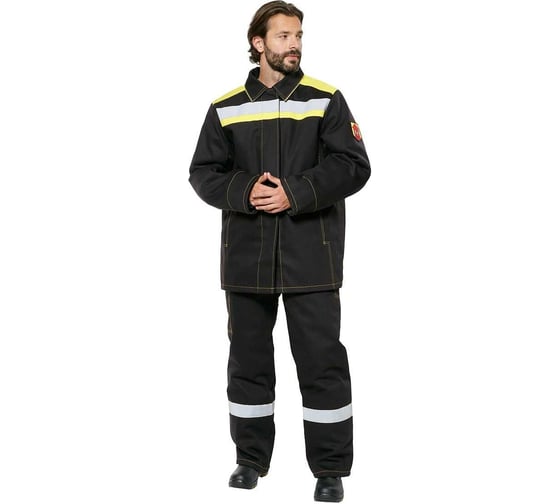 Изображение товара Костюм сварщика Файмер II черный, р. 44-46, рост 170-176 Эксперт Спецодежда 6446000076401