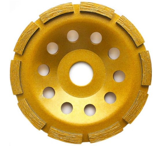 Изображение товара Алмазная зачистная однорядная чашка 125x22.2 мм Gramex 015291