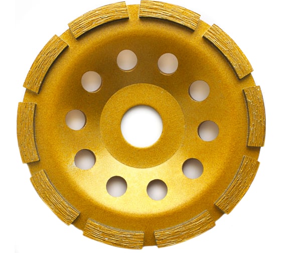 Изображение товара Алмазная зачистная однорядная чашка 125x22.2 мм Gramex 015291