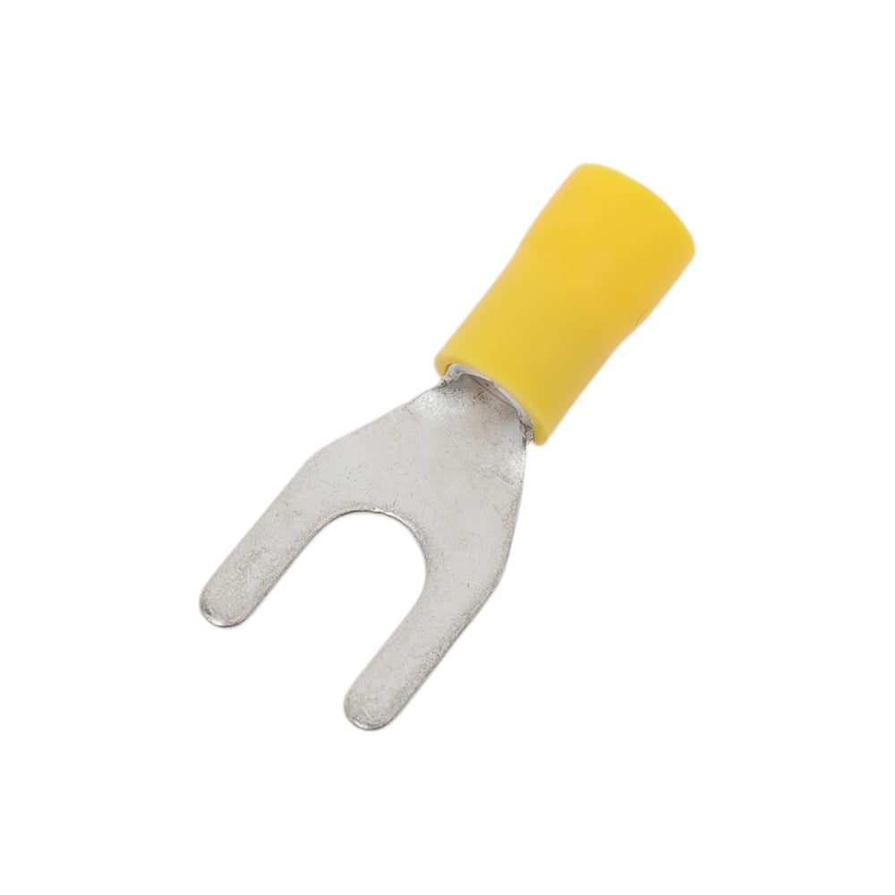 Изображение товара Клемма Dinkle "U" D2внутр. = 6.4 мм, обжим на пров. 4.0-6.0 кв.мм, желтый изол. DNH2-564 Т02600809