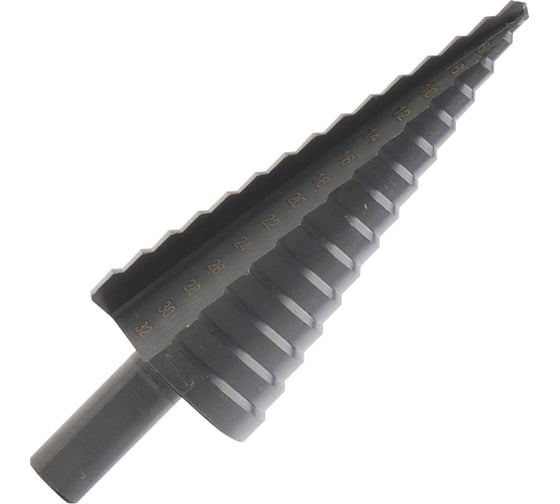 Изображение товара Сверло по металлу ступенчатое 4-32 мм, HSS, блистер Patriot 815010703