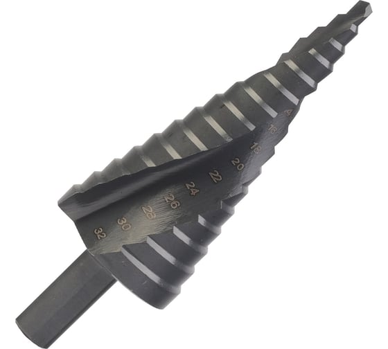 Изображение товара Сверло EXPERT по металлу ступенчатое 4-32 мм, Р6М5, блистер Patriot 815010706