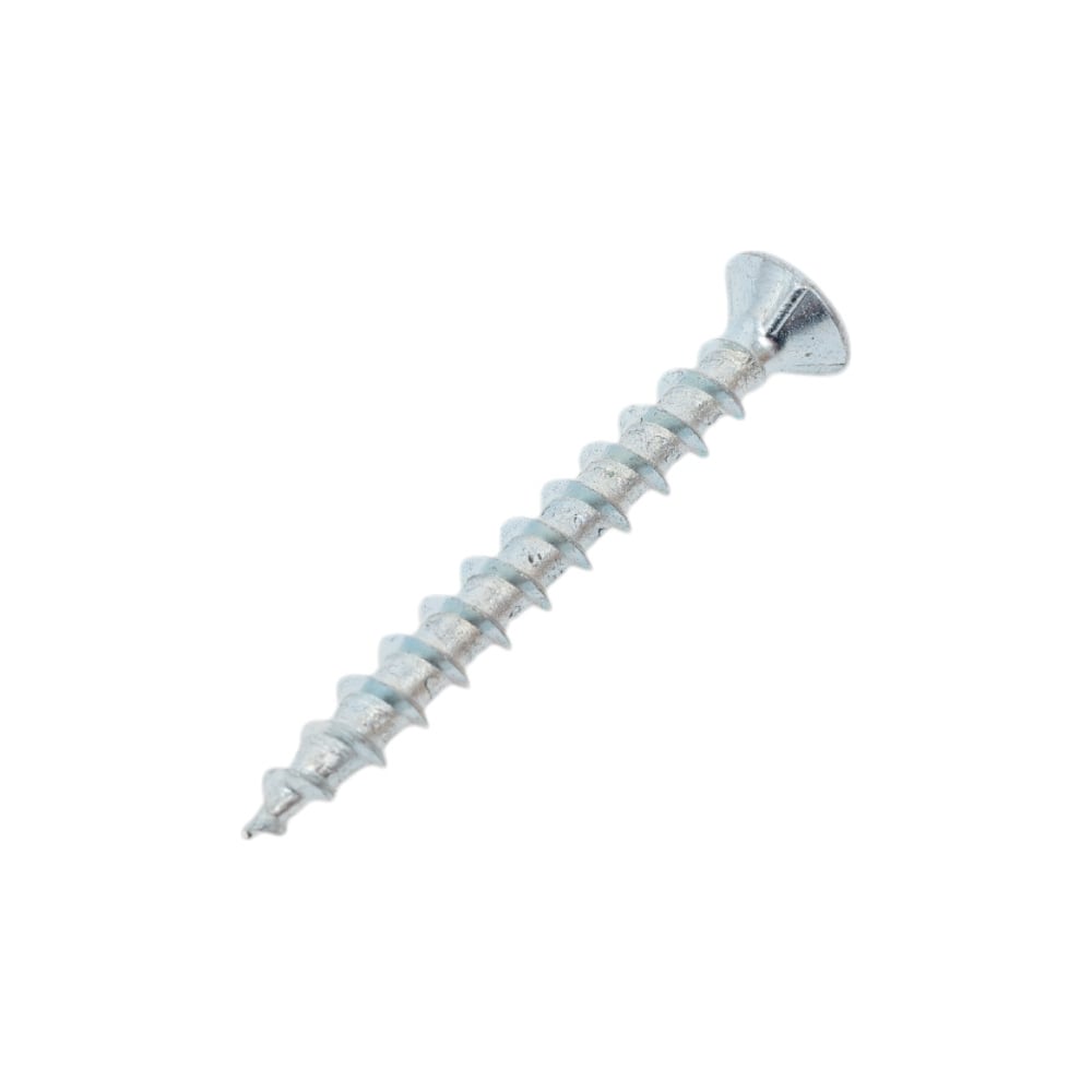 Изображение товара Шуруп оконный КРЕП-КОМП крупная резьба 4.1x35 мм, белый цинк, 50 шт.