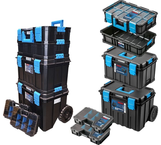 Изображение товара Набор ящиков 6 в 1 HOEGERT TECHNIK 520x390x1003 мм HT7G500-S1