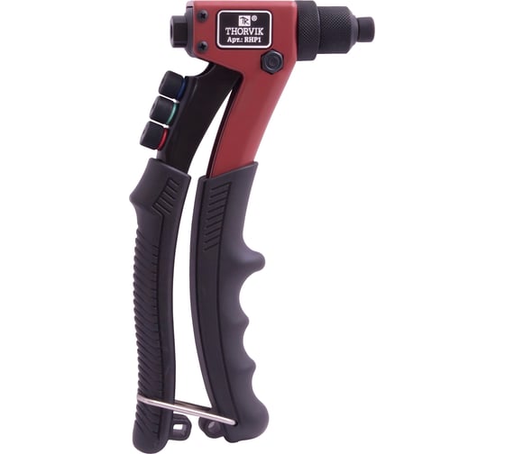 Изображение товара Заклепочник рычажный THORVIK RHP1 для вытяжных заклепок 2.4, 3.2, 4.0, 4.8 мм 053822