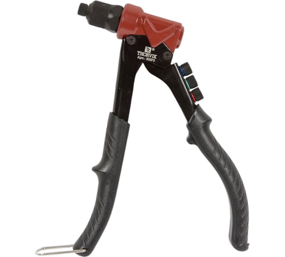 Изображение товара Заклепочник рычажный для вытяжных и резьбовых заклепок 3 в 1 THORVIK RHP3 053829