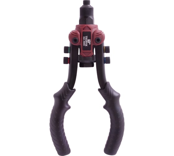 Изображение товара Заклепочник рычажный универсальный усиленный для вытяжных и резьбовых заклепок 3 в 1 THORVIK RHS3 053828