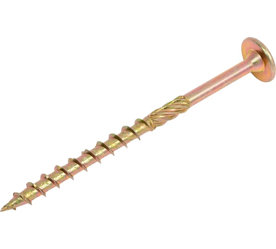 Изображение товара Саморез 23 Болта 6x90 мм, по дереву, с прессшайбой, Тorx, ЖЦ, 10 шт. спд690к