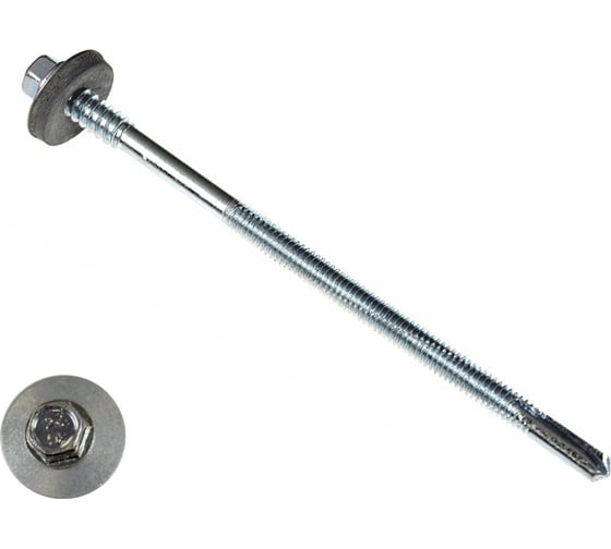 Изображение товара Саморез для сэндвич-панелей 23 Болта 6.3/5.5x75 мм, 20 шт. сспк75ф20