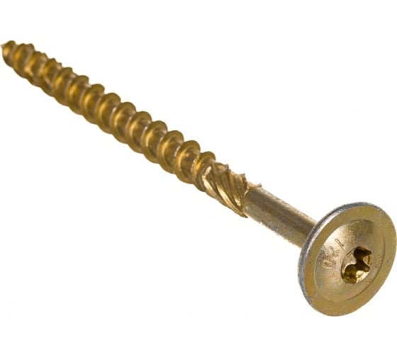Изображение товара Саморез 23 Болта 8x140 мм, по дереву, с прессшайбой, Тorx, ЖЦ, 5 шт. спд8140к