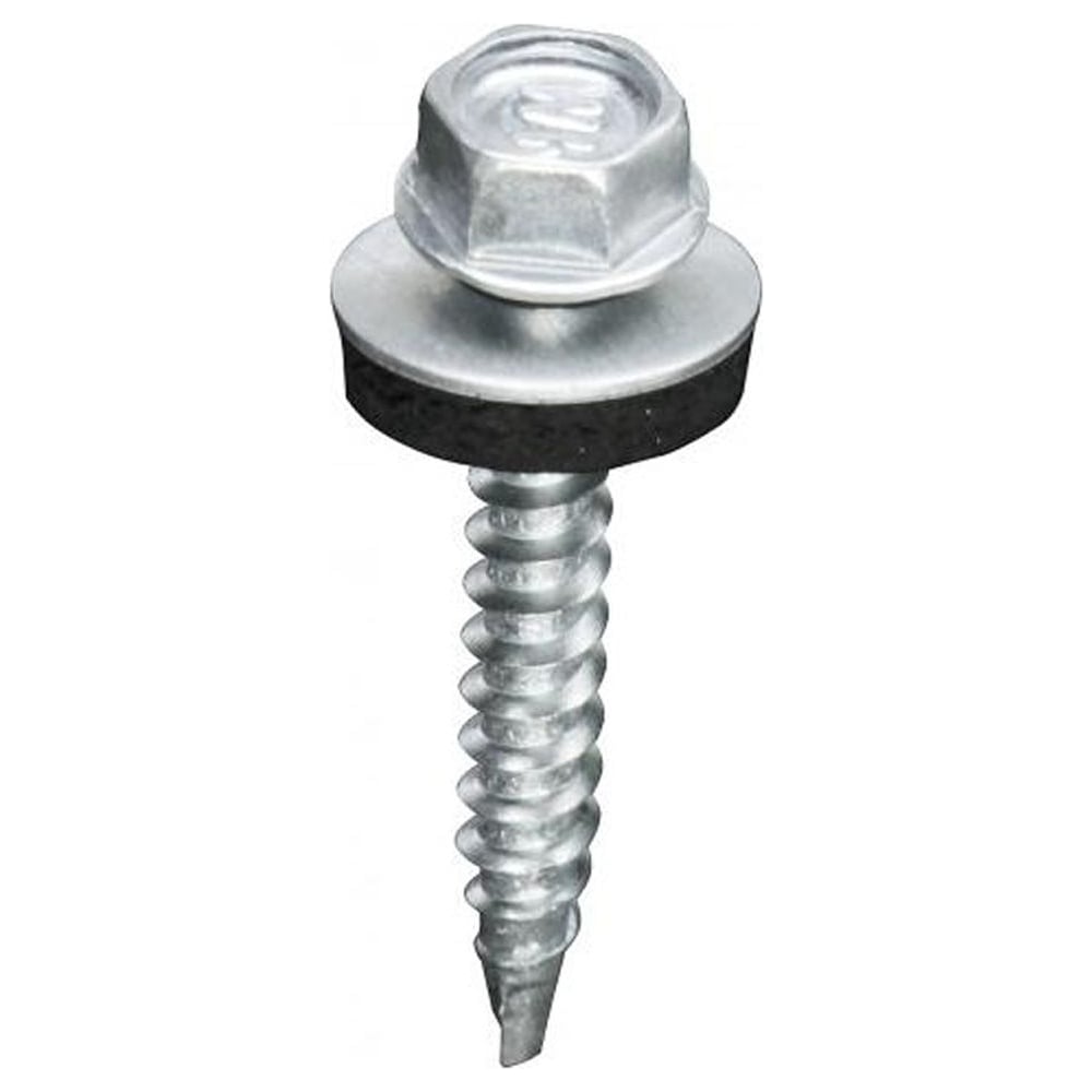 Изображение товара Кровельный саморез 23 Болта 5.5x51 мм с шайбой запас 100 шт.