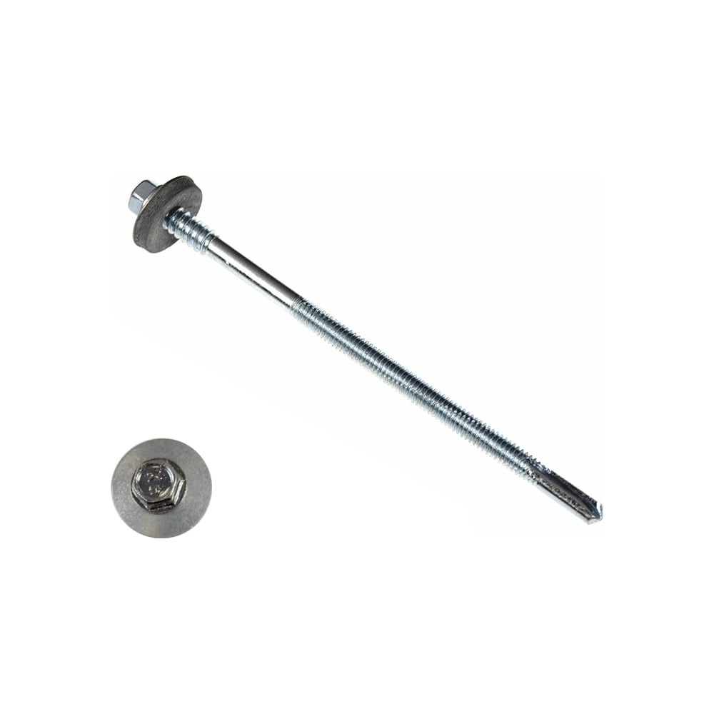 Изображение товара Саморез для сэндвич-панелей 6.3/5.5x185 мм, 20 шт. - высококачественный крепеж