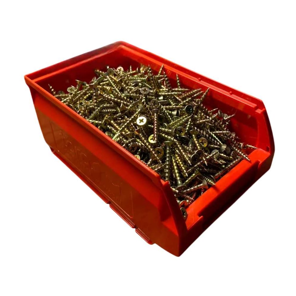 Изображение товара Оконный саморез 4 1x30 мм острый PH2 желтый цинк 900 шт в контейнере