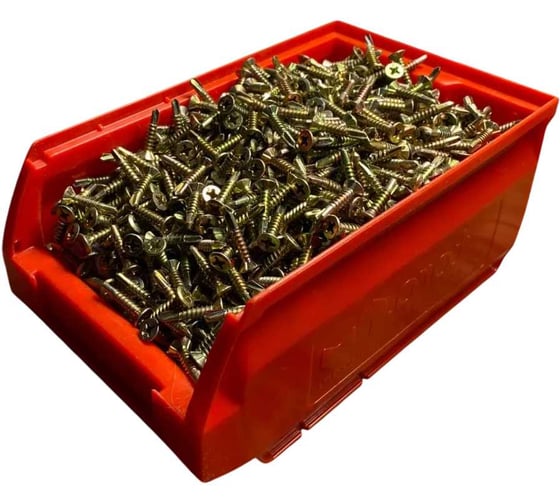 Изображение товара Оконный саморез 23 Болта под сверло, 3.9x19 мм, ЖЦ, в контейнере, 700 шт. B07103901967G35