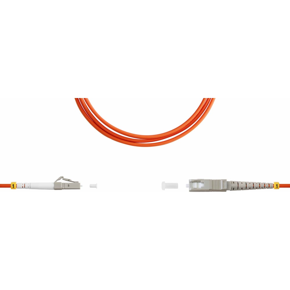 Изображение товара Оптический патч-корд TopLAN симплексный 7 м MM 50/125 SC LC с полировкой PC