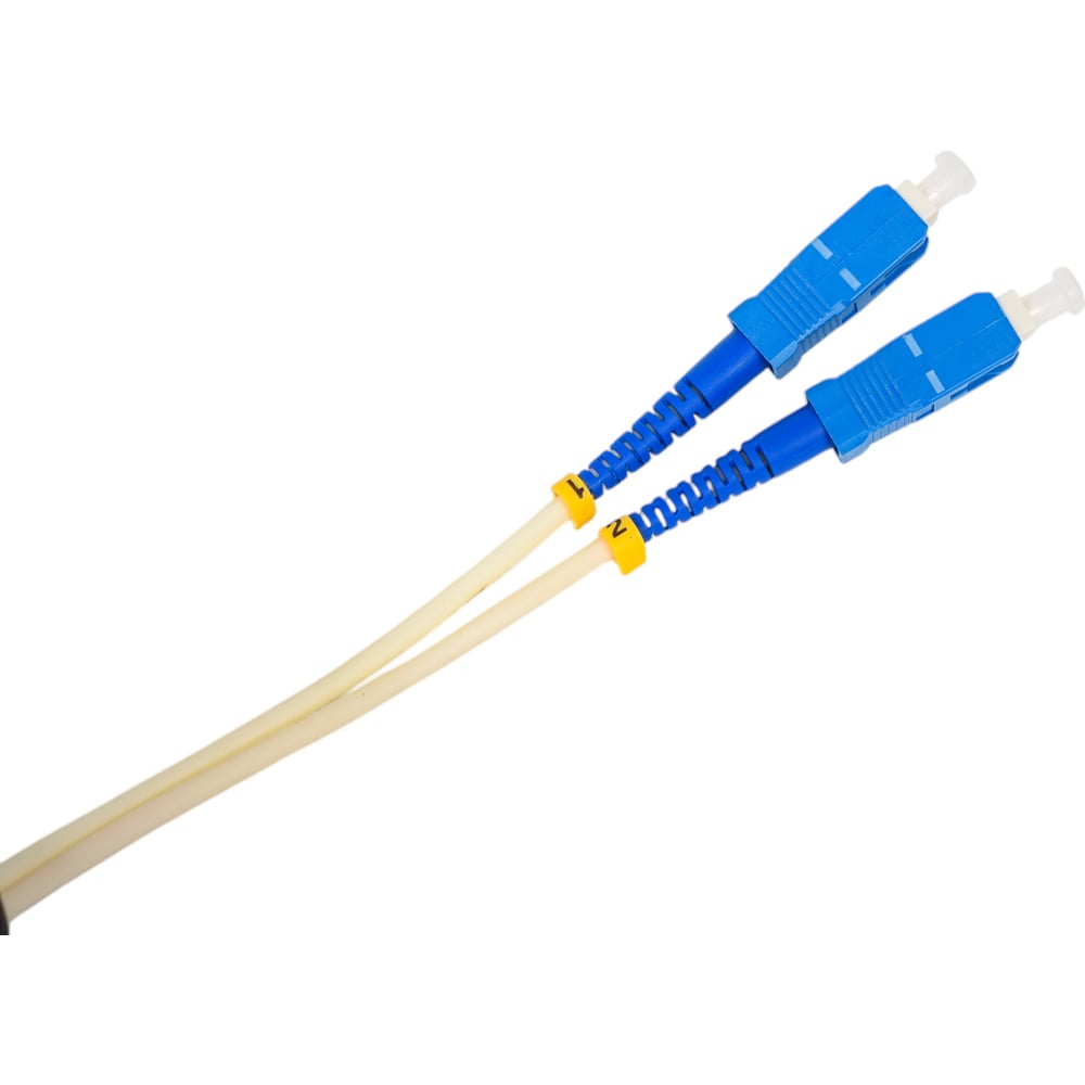 Изображение товара Оптический патч-корд TopLAN дуплексный 1м с разъемами SC-LC APC-UPC