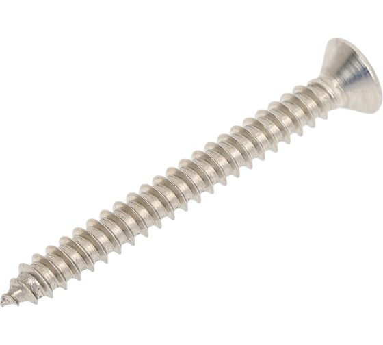 Изображение товара Саморез 23 Болта потайной, нержавеющий, 3.9x38 мм, РН, DIN7982, 20 шт. спн3938мф20