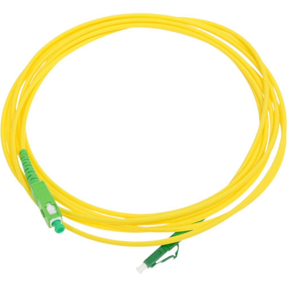 Изображение товара Оптический патч-корд TopLAN симплексный LC/APC-SC/APC 3м SM 9/125 IP20