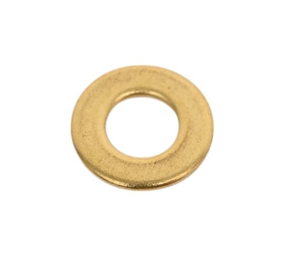 Изображение товара Шайба 23 Болта М4, латунная, DIN125, 10 шт. ОФ006398