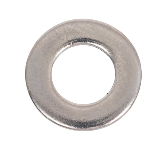 Изображение товара Шайба 23 Болта нержавеющая, М10, DIN 125, А2, плоская, 50 шт. 11238