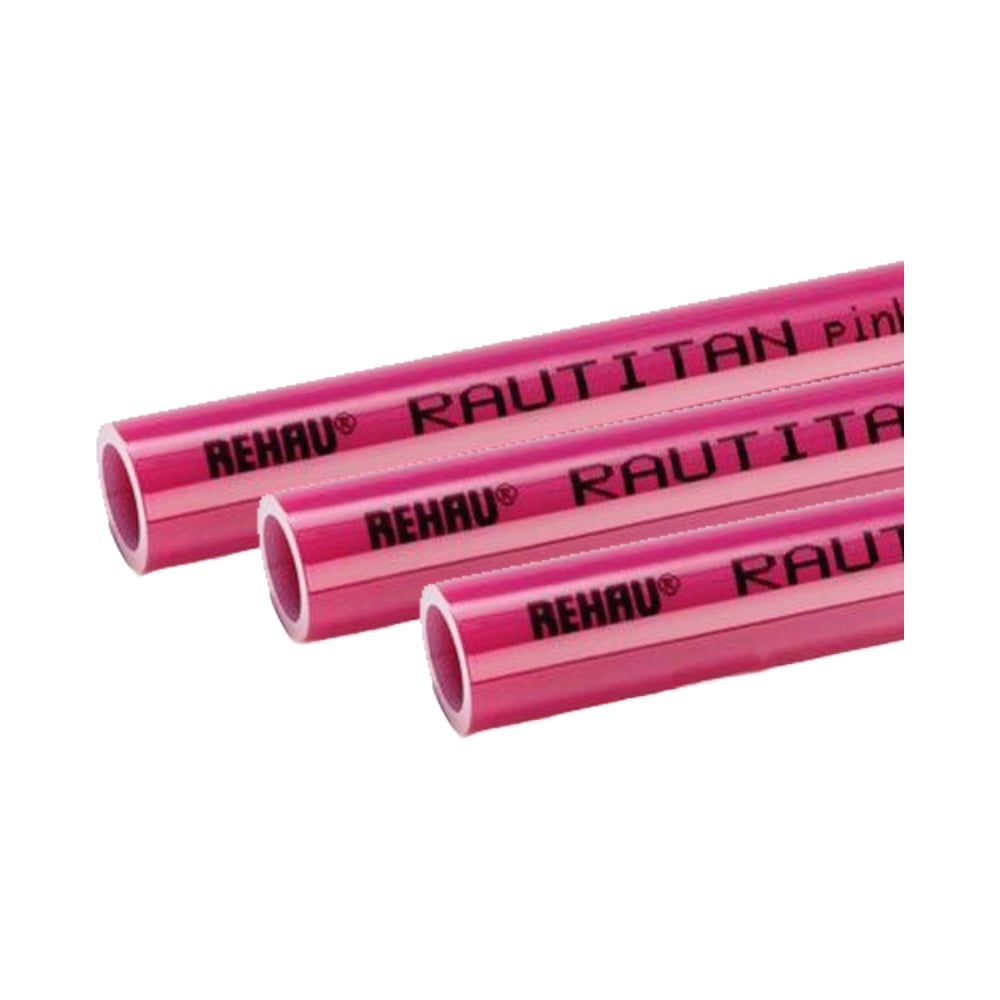 фото Труба rehau rautitan pink+, 50x6.9, штанга 6 м