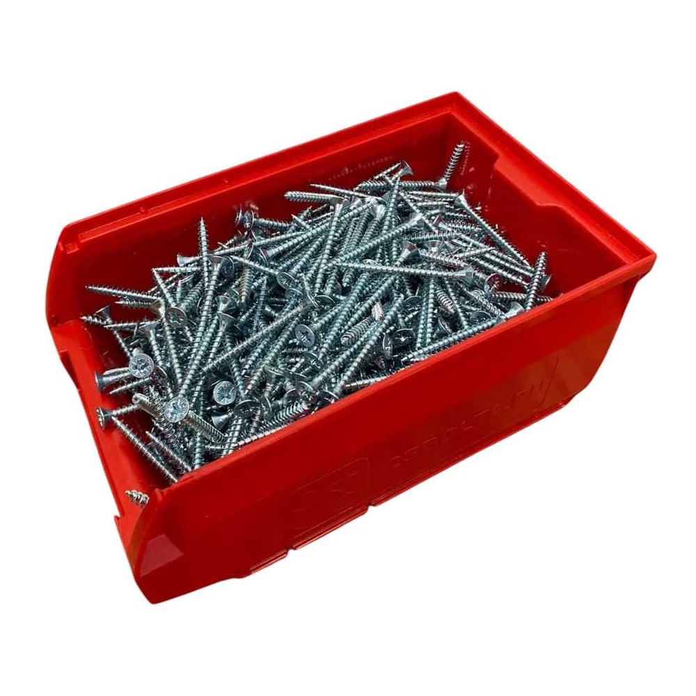 Изображение товара Потайной шуруп для дерева 3x25 мм в упаковке 1700 шт. оцинкованный БОЛТА