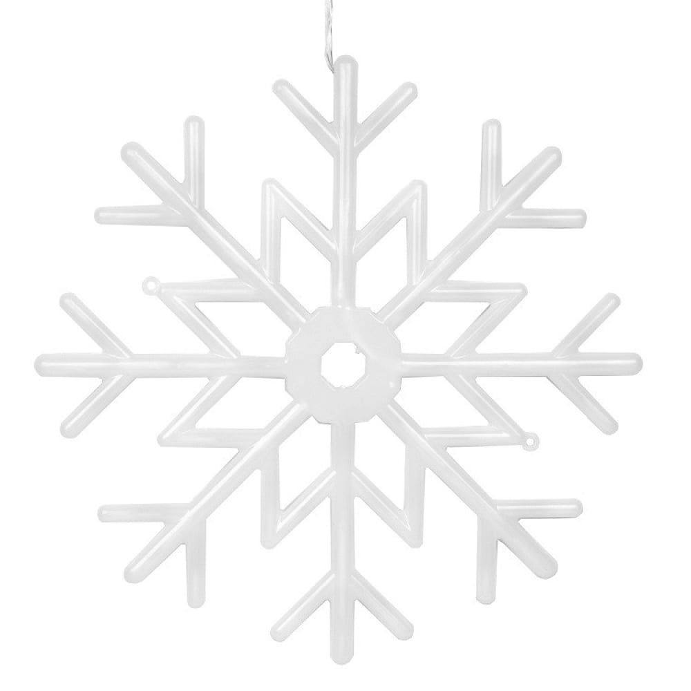 фото Светодиодная фигура uniel uld-h4040-048/dta multi snowflake снежинка 40x40 см ul-00001403