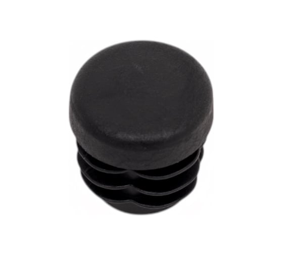 Изображение товара Заглушка для труб 23 Болта круглая, d 18 мм, черная, 10 шт. 26-0020