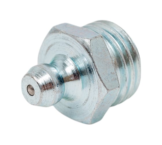 Изображение товара Пресс-масленка прямая оц. H1 M14x1.5, комплект 10 шт., оцинкованная сталь, Европейский стандарт DIN71412, MasloSmenka 010111-10