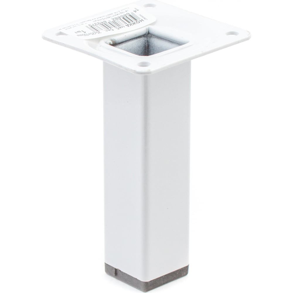 Изображение товара Мебельная ножка Стройбат 25x25x100 белый 1 шт. 300020