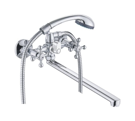 Изображение товара Смеситель для ванны Cronwil двухвентильный, с плоским изливом CB330-23