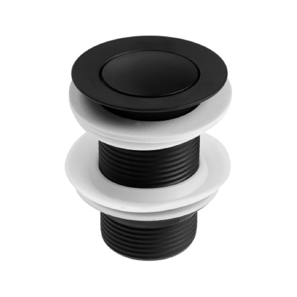 Изображение товара Донный клапан GRIALE 1 1/4 черный матовый нержавеющая сталь ABS