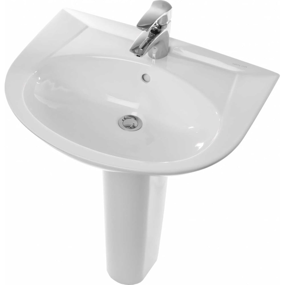 Изображение товара Умывальник SANITA CLASSIC LUXE полукруглый с глянцевой поверхностью