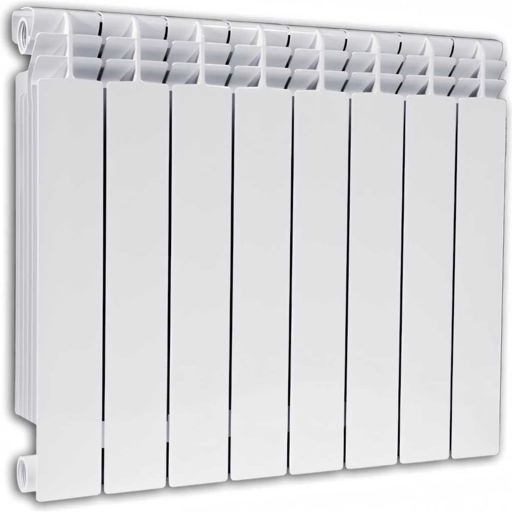 Изображение товара Биметаллический радиатор Fondital ALUSTAL 500/100 BIANCO 10 секций белый