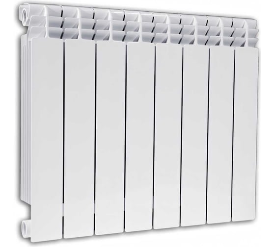 Изображение товара Биметаллический радиатор Fondital ALUSTAL 500/100 BIANCO 10 секций R90103410
