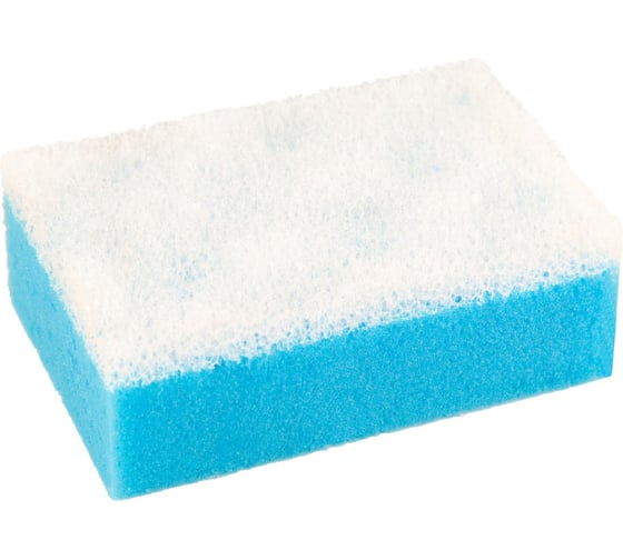 Изображение товара Поролоновая губка с массажным слоем БАННАЯ ЛИНИЯ Прямоугольник 140х90х50 мм 11-643