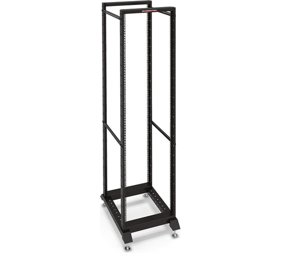 Изображение товара Открытая серверная стойка SYSMATRIX 42U 533x600x1928mm, двухрамная, цвет черный RAL 9004 GR