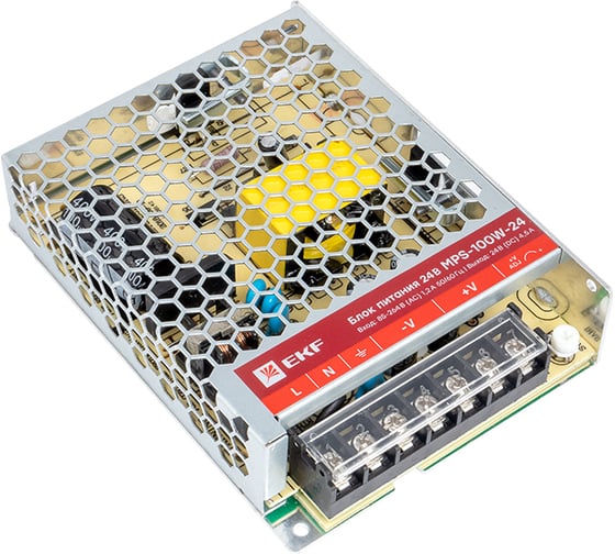 Изображение товара Блок питания EKF, 24В MPS-100W-24 Proxima mps-100w-24