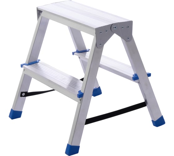 Изображение товара Стремянка STAIRS алюминиевая двухсторонняя ЛАЙТ 2 ступени AST202